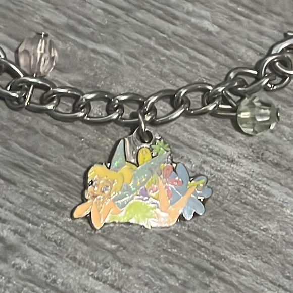 Tinker bell Tinkerbell Disney silver charm bracelet - Picture 4 of 8